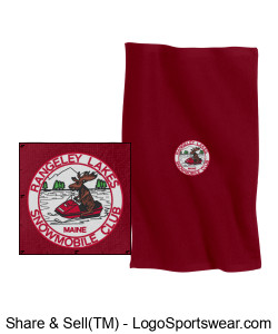 Small Red Towel Design Zoom